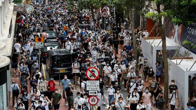 Beijing has faced a groundswell of criticism, primarily from Western nations, over the law, which radically increases China’s control over Hong Kong. (Reuters Photo) Beijing has faced a groundswell of criticism, primarily from Western nations, over the law, which radically increases China’s control over Hong Kong. (Reuters Photo)