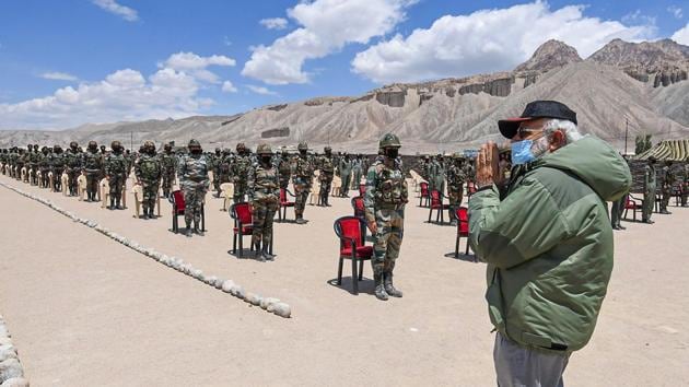 It is understood that Prime Minister Modi gave a message to the Ladakh commanders that they should not initiate any escalation from their side but should definitely retaliate to any aggression.(PTI Photo)