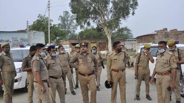 A total of eight police personnel including Deputy Superintendent of Police Devendra Mishra have lost their lives after they were fired upon by criminals in the early hours of Friday. (PTI Photo) A total of eight police personnel including Deputy Superintendent of Police Devendra Mishra have lost their lives after they were fired upon by criminals in the early hours of Friday. (PTI Photo)