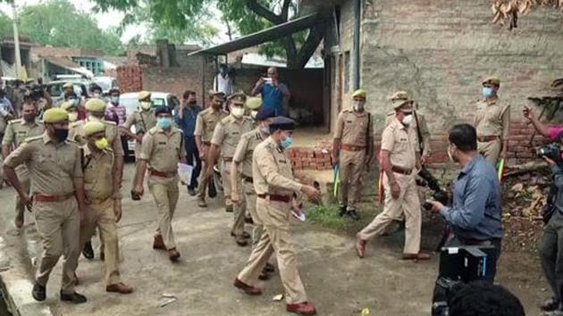 A source in the police department, however, said the initial investigation hinted that Vikas Dubey was well aware about the police raid at his house and prepared to deal with it.(ANI) A source in the police department, however, said the initial investigation hinted that Vikas Dubey was well aware about the police raid at his house and prepared to deal with it.(ANI)