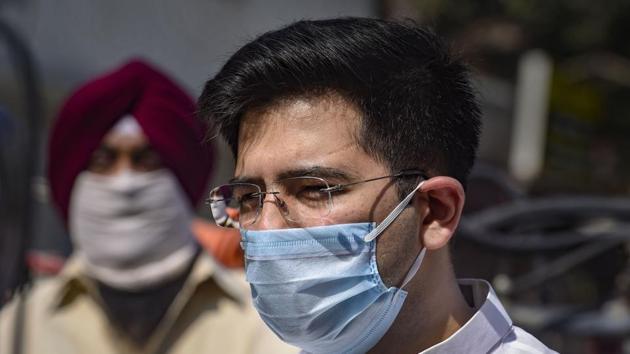 AAP MLA Raghav Chadha said without any proper framework, the BJP-ruled Central government had passed arbitrary politically motivated orders through lieutenant-governor (L-G) Anil Baijal.(PTI file photo)