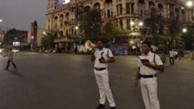 West Bengal: Kolkata Police personnel.(PTI) West Bengal: Kolkata Police personnel.(PTI)
