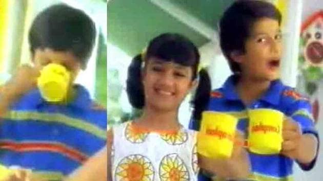 Ayesha Takia and Shahid Kapoor in a still from the Complan ad.