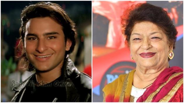 Saif Ali Khan worked with Saroj Khan on many films. Saif Ali Khan worked with Saroj Khan on many films.