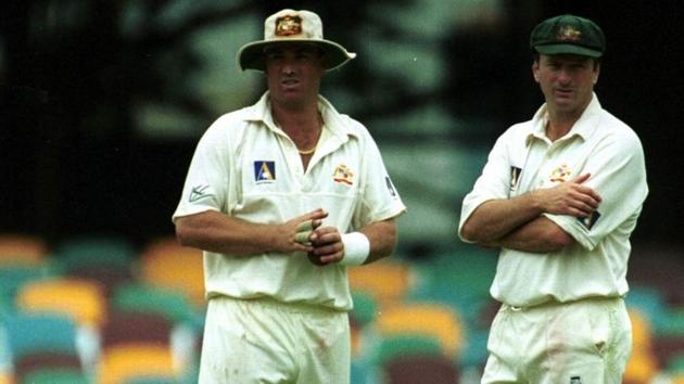 Australia captain Steve Waugh with Shane Warne. File image.(Getty Images)