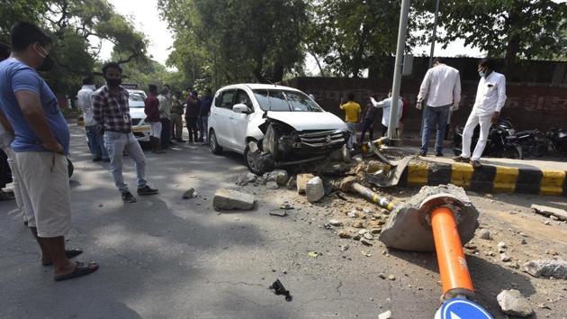 Both the accidents resulted in two women being injured. (Sonu Mehta/HT file photo. Representative image) Both the accidents resulted in two women being injured. (Sonu Mehta/HT file photo. Representative image)