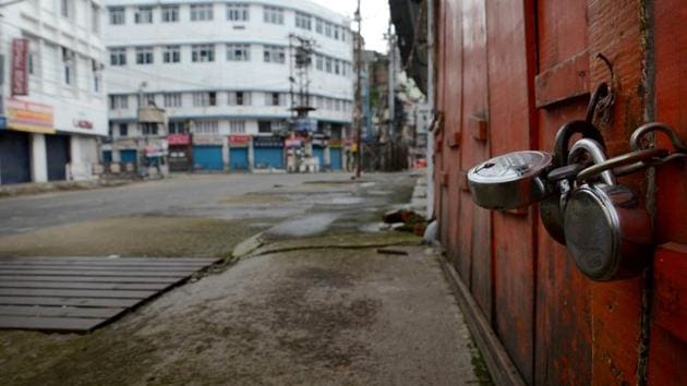A view of the closed Fancy Bazar during the total lockdown imposed by the Assam Government to curb the spread of the novel coronavirus, in Guwahati.(PTI/Image for Representative Purposes Only) A view of the closed Fancy Bazar during the total lockdown imposed by the Assam Government to curb the spread of the novel coronavirus, in Guwahati.(PTI/Image for Representative Purposes Only)