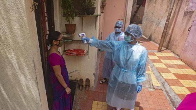 With 71 new recoveries on Saturday, the district’s recovery rate stands at 77.1 percent. (Pratham Gokhale/HT Photo) With 71 new recoveries on Saturday, the district’s recovery rate stands at 77.1 percent. (Pratham Gokhale/HT Photo)