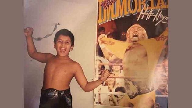 Ranveer was a big fun of WWF during his growing up years and even had a poster of Hulk Hogan on his wall.