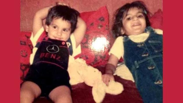 Ranveer has grown up with his sister Ritika Bhavnani and their candid childhood pictures indicate the two were a blast together.