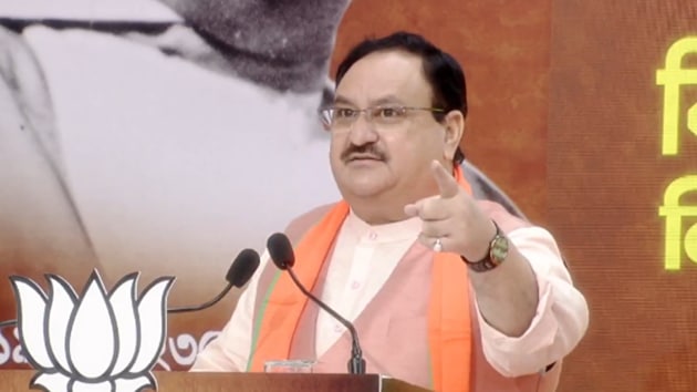 Nadda was addressing Bengal party workers from Delhi at a virtual rally marking the 119th birth anniversary of nationalist leader Shyama Prasad Mookerjee. (Photo: BJP4India/ Twitter) Nadda was addressing Bengal party workers from Delhi at a virtual rally marking the 119th birth anniversary of nationalist leader Shyama Prasad Mookerjee. (Photo: BJP4India/ Twitter)