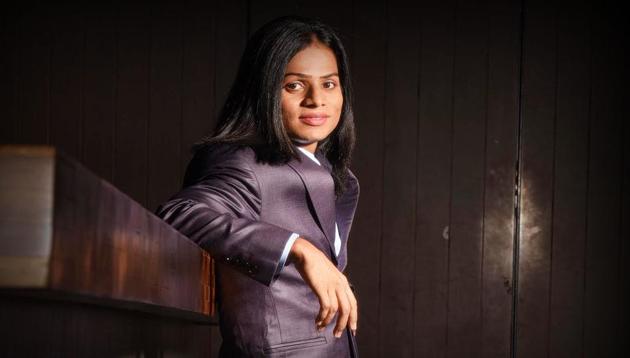 Indian Olympic athlete Dutee Chandhas been keeping herself mentally fit these days through yoga.(Photo: Raj K Raj/HT)