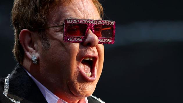 FILE PHOTO: Elton John performs on stage during Montreux Jazz Festival, as part of his "Farewell Yellow Brick Road Tour", Switzerland June 29, 2019. (REUTERS)