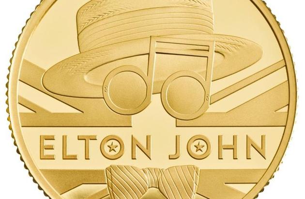 A quarter-ounce gold proof coin's reverse from the new competitive Elton John coin collection released by Britain's Royal Mint. (via REUTERS) A quarter-ounce gold proof coin's reverse from the new competitive Elton John coin collection released by Britain's Royal Mint. (via REUTERS)