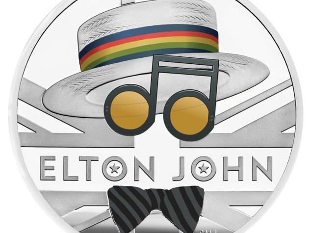 A one ounce silver proof coin's reverse from the new competitive Elton John coin collection released by Britain's Royal Mint. (via REUTERS) A one ounce silver proof coin's reverse from the new competitive Elton John coin collection released by Britain's Royal Mint. (via REUTERS)