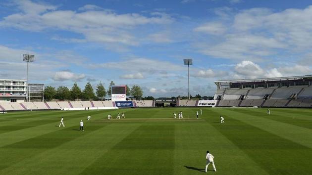 England Men (pictured during their intra-squad warm-up match) will wear a Black Lives Matter logo on their playing shirts when they face West Indies (Image Courtesy: ECB) England Men (pictured during their intra-squad warm-up match) will wear a Black Lives Matter logo on their playing shirts when they face West Indies (Image Courtesy: ECB)