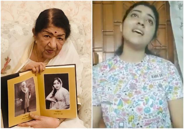 lata Mangeshkar tweeted about a young singer on Tuesday.