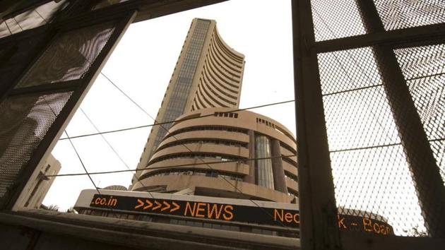 Sensex added another 187 points on Tuesday, with gains in financial counters offsetting losses in power and infra stocks.(HT Photo)