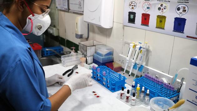 India should aim for 50 million tests (which would mean testing a little less than 4% of the population).(Bloomberg file photo) India should aim for 50 million tests (which would mean testing a little less than 4% of the population).(Bloomberg file photo)