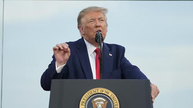 President Donald Trump has insisted time and again that schools open in the USA.(Bloomberg) President Donald Trump has insisted time and again that schools open in the USA.(Bloomberg)