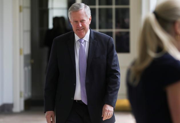 White House Chief of Staff Mark Meadows said US will stand strongly with India if a conflict with China arises.(REUTERS)