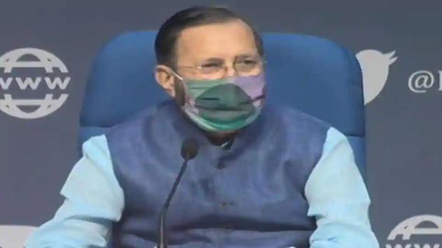 Union Ministers Prakash Javadekar (Screengrab) Union Ministers Prakash Javadekar (Screengrab)