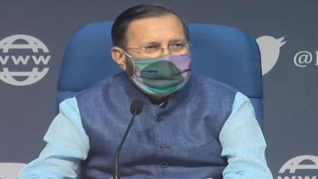 Union Ministers Prakash Javadekar (Screengrab) Union Ministers Prakash Javadekar (Screengrab)