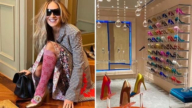 Sarah Jessica Parker Carrie Bradshaw Shoe Shopping