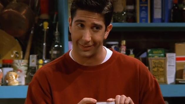 David Schwimmer as Ross Geller in Friends.