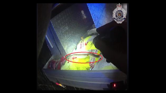 Posted on Queensland Police’s official Facebook page, the episode is a hair-raising one.(Facebook/@Queensland Police)