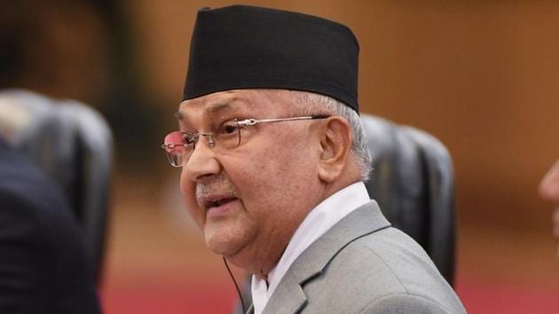 Nepal Prime Minister KP Sharma Oli, who has been targeted by his rivals in the Nepal Congress Party, has made it clear that he won’t give up the PM post(Getty Images)