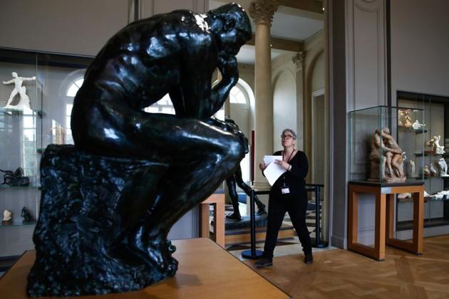 An employee checks a room at the Rodin museum in Paris on the eve of its reopening after almost 4-month closure due to the coronavirus disease (COVID-19) outbreak in France, July 6, 2020. (REUTERS) An employee checks a room at the Rodin museum in Paris on the eve of its reopening after almost 4-month closure due to the coronavirus disease (COVID-19) outbreak in France, July 6, 2020. (REUTERS)