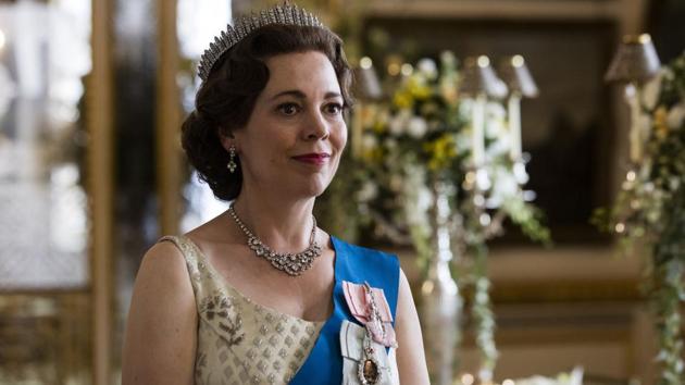 Olivia Colman in a still from Netflix’s The Crown.