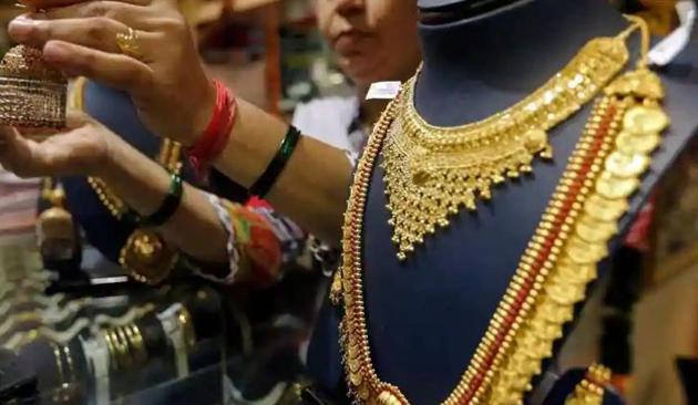 Spot gold was up 0.2% at $1,814.53 per ounce by 0921 GMT. It climbed to its highest since September 2011 at $1,817.71 on Wednesday. U.S. gold futures were 0.2% higher at $1,823.60. (File photo for representation) Spot gold was up 0.2% at $1,814.53 per ounce by 0921 GMT. It climbed to its highest since September 2011 at $1,817.71 on Wednesday. U.S. gold futures were 0.2% higher at $1,823.60. (File photo for representation)