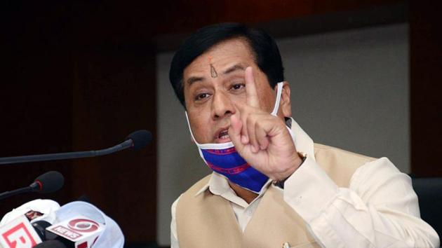 Assam CM Sarbananda Sonowal also took stock of various measures undertaken for reducing spread of coronavirus in the district and rest of the state at a meeting held at Assam Administrative Staff College, according to Assam CMO.(ANI file photo)