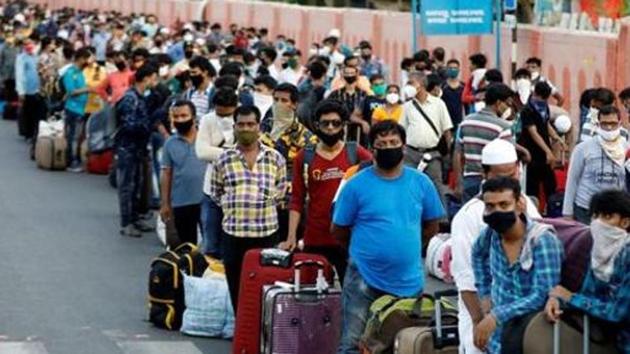 Migrants had fled from cities in large numbers after the imposition of nationwide lockdown to fight coronavirus. (REUTERS Photo/File/Representative use) Migrants had fled from cities in large numbers after the imposition of nationwide lockdown to fight coronavirus. (REUTERS Photo/File/Representative use)