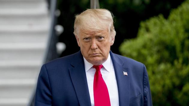 President Donald Trump walks to speak to members of the media on the South Lawn of the White House in Washington. (AP) President Donald Trump walks to speak to members of the media on the South Lawn of the White House in Washington. (AP)