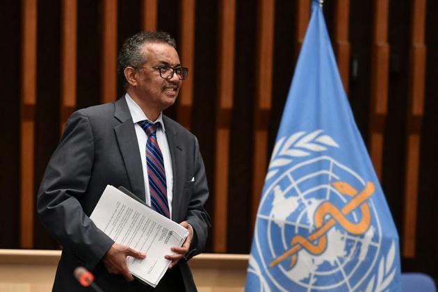 World Health Organization (WHO) Director-General Tedros Adhanom Ghebreyesus arrives at the WHO headquarters in Geneva Switzerland July 3, 2020.(REUTERS) World Health Organization (WHO) Director-General Tedros Adhanom Ghebreyesus arrives at the WHO headquarters in Geneva Switzerland July 3, 2020.(REUTERS)