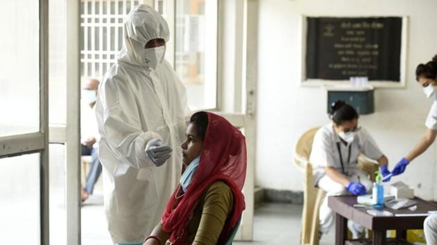 The results of the sero-survey that had been conducted by the research body in May, which focused on infections of mid-April is still under process. (PARVEEN KUMAR/HT PHOTO.) The results of the sero-survey that had been conducted by the research body in May, which focused on infections of mid-April is still under process. (PARVEEN KUMAR/HT PHOTO.)