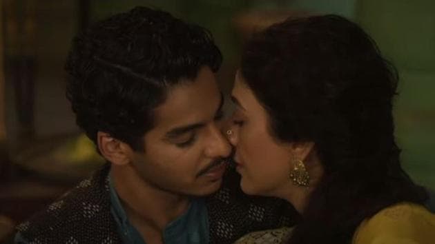 Ishaan Khatter and Tabu in a still from A Suitable Boy.