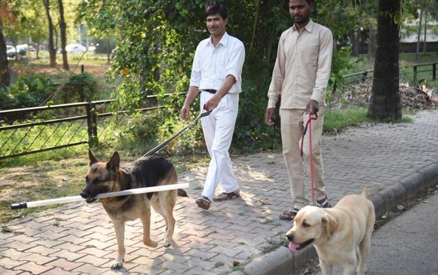 The facility, which would have been north India’s first dog park, was mooted by Punjab governor and UT administrator VPS Badnore. (HT File Photo) The facility, which would have been north India’s first dog park, was mooted by Punjab governor and UT administrator VPS Badnore. (HT File Photo)