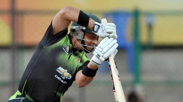 Ashwell Prince plays a shot during the Champions League Twenty20 League cricket match between Warriors and Somerset at the M Chinnaswamy Stadium in Bangalore. Ashwell Prince plays a shot during the Champions League Twenty20 League cricket match between Warriors and Somerset at the M Chinnaswamy Stadium in Bangalore.