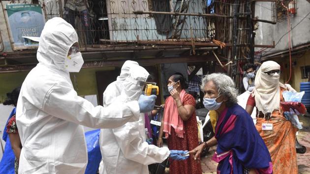 Dharavi has shown to the world that coronavirus spread can be contained via self discipline and community efforts, Maharashtra CM Uddhav Thackeray said. (Satyabrata Tripathy/HT Photo)