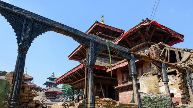 Durbar Square in Kathmandu in the aftermath of Nepal earthquake of 2015.(Getty Images/iStockphoto)