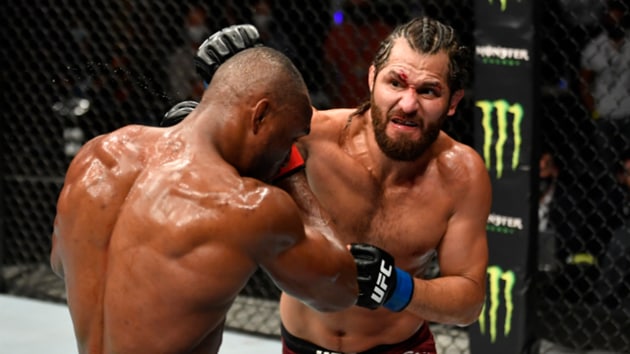 Jorge Masvidal against Kamaru Usman.(UFC)