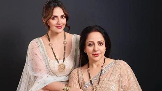 Esha Deol says her mother Hema Malini is well.