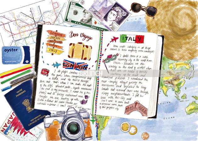 To satisfy the wanderlust, revisit your vacations in the mind!(Illustration: Aparna Ram)