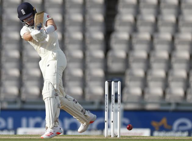 England's Ollie Pope bats during the fourth day of the first cricket Test match between England and West Indies, at the Ageas Bowl in Southampton, England, Saturday, July 11, 2020. (Adrian Dennis/Pool via AP) (AP) England's Ollie Pope bats during the fourth day of the first cricket Test match between England and West Indies, at the Ageas Bowl in Southampton, England, Saturday, July 11, 2020. (Adrian Dennis/Pool via AP) (AP)