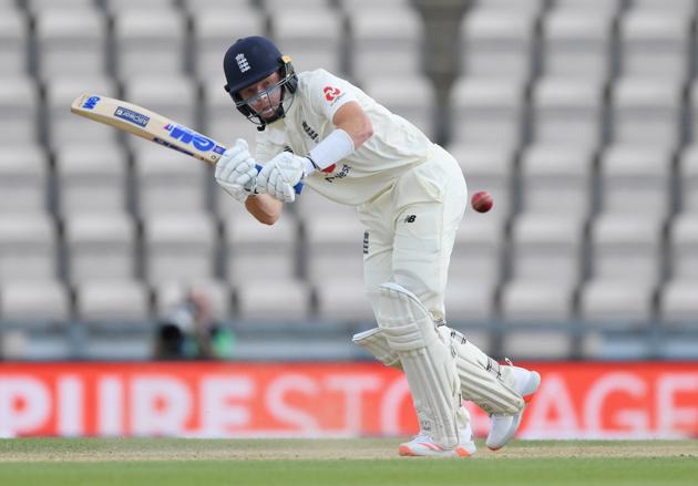Cricket - First Test - England v West Indies - Rose Bowl Cricket Stadium, Southampton, Britain - July 11, 2020 England's Ollie Pope in action, as play resumes behind closed doors following the outbreak of the coronavirus disease (COVID-19) Mike Hewitt/Pool via REUTERS (REUTERS) Cricket - First Test - England v West Indies - Rose Bowl Cricket Stadium, Southampton, Britain - July 11, 2020 England's Ollie Pope in action, as play resumes behind closed doors following the outbreak of the coronavirus disease (COVID-19) Mike Hewitt/Pool via REUTERS (REUTERS)