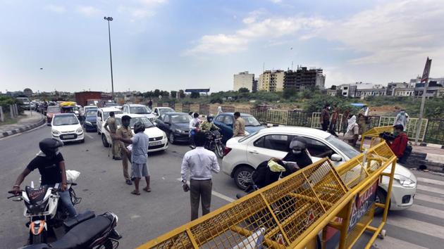 “The registration of vehicles picked up after ‘Unlock 1’ was declared, and total registrations were 23,940 in the month,” said a senior Delhi Transport department officer.(Sonu Mehta/HT Photo) “The registration of vehicles picked up after ‘Unlock 1’ was declared, and total registrations were 23,940 in the month,” said a senior Delhi Transport department officer.(Sonu Mehta/HT Photo)